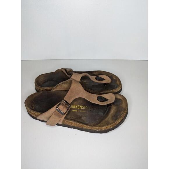Birkenstock Gizeh Golden Brown Regular Womens Size 36 - Picture 2 of 5